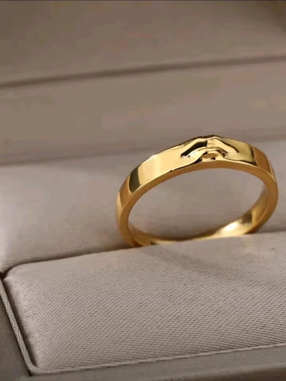 Anthropologie polished gold